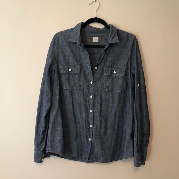 J. Crew Tops - J Crew Chambray Shirt